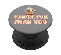 Carino S'more Toast Fun Than You Falò Kawai Camping Humor PopSockets PopGrip Adesivo