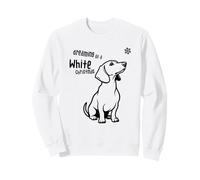 Carino Sognando di Bianco Natale Bassotto Felpa