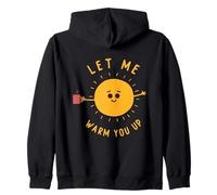 Carino Sole Cartoon Costume Sunshine Let Me Warm You Up Felpa con Cappuccio
