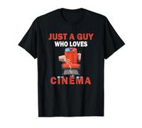 Carino Solo Un Ragazzo Che AMA Il Cinema Uomini e Ragazzi Maglietta