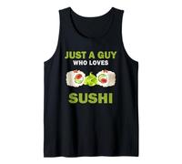 Carino solo un ragazzo che ama il sushi uomini e ragazzi Canotta