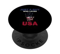 Carino solo un ragazzo che ama uomini e ragazzi USA PopSockets PopGrip Adesivo