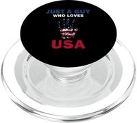 Carino solo un ragazzo che ama uomini e ragazzi USA PopSockets PopGrip per MagSafe