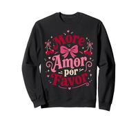 Carino Spagnolo Romance Humor Bow Cherry Frase Felpa