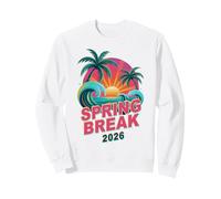 Carino Spring Break 2026 Vacanza Viaggio Surf Spiaggia Felpa
