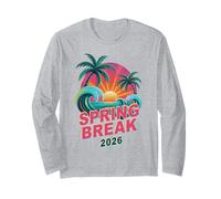 Carino Spring Break 2026 Vacanza Viaggio Surf Spiaggia Maglia a Manica