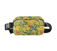 Carino Spring Floral_1 Marsupio a tracolla da donna con tracolla regolabile Mini marsupio ovunque per allenamento corsa, Carino Primavera Floreale_1, 8" x 5.3" x 2.3"/20 x 13 x 6cm