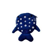 Carino Squalo Portamonete Morbido Peluche Cerniera Piccolo Portafoglio per Bambini Ragazze Ragazze Donne Kawaii Cavi Dati Auricolari Borsa Portachiavi, Blu scuro, Taglia unica