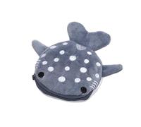 Carino Squalo Portamonete Morbido Peluche Cerniera Piccolo Portafoglio per Bambini Ragazze Ragazze Donne Kawaii Cavi Dati Auricolari Borsa Portachiavi, grigio, Taglia unica