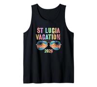Carino ST Lucia Vacation 2026 Viaggio Nuotata Vacay Matching Tutti Canotta