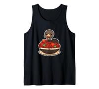 Carino Struzzo Spaghetti Pasta Amante Canotta