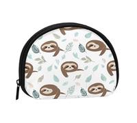 Carino su giallo limoni mini borsa di immagazzinaggio Shell portafoglio piccolo portamonete con mini con cerniera borsa cambio per monete chiavi si può anche memorizzare tutti i piccoli oggetti che si