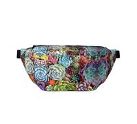 Carino Succulente Stampa Donne Uomini Essentials Belt Bag, Grande Escursionismo Viaggi Crossbody Fanny Marsupio Facile Da Trasportare Qualsiasi