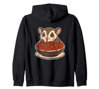 Carino Sugar Glider Spaghetti Pasta Felpa con Cappuccio