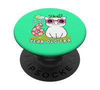 Carino Summer Piggy 6th Birthday In My 6 Year Old Era Fun Pig PopSockets PopGrip Adesivo