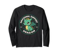 Carino Supporto Emotivo Drago Kawaii Chibi Maglia a Manica