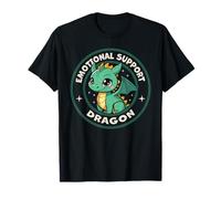 Carino Supporto Emotivo Drago Kawaii Chibi Maglietta