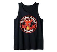 Carino Supporto Emozionale Drago Chibi Kawaii Canotta