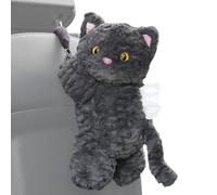 Carino Supporto per fazzoletti da auto con Animale, Supporto per fazzoletti di gatto del fumetto,Scatola per fazzoletti e cestino per auto 2 in 1 appeso | Supporto per fazzoletti