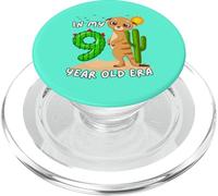 Carino suricato 9 ° compleanno nel mio deserto divertente di 9 anni PopSockets PopGrip per MagSafe