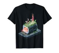 Carino Sushi Giocare Basket Maglietta