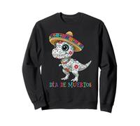 Carino T-Rex con Sombrero Sugar Skull Dia de Muertos Calavera Felpa