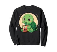 Carino Tartaruga Kawaii Anime Bere Bubble Tea Ragazza Bambini Felpa