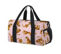 Carino Tiger Sport Duffel Borse per Bambini Ragazze Ragazzi Donne Uomini Modello Tigre Pernottamento Weekender Borsa Da Viaggio Tote Carry Palestra Casual Duffel Borse