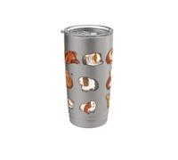 Carino tipi di porcellini d'India per i proprietari e gli amanti della cavia Bicchiere termico in acciaio inox doppia parete