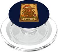 Carino Toro Natale Toro Retro Tarocchi Zodiaco Astrologia PopSockets PopGrip per MagSafe
