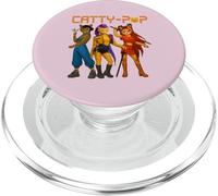 Carino Trio Cat Warriors Parodia Retro Estetica PopSockets PopGrip per MagSafe