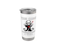 Carino True Crime Documentari E Chill Cold Case Lovers Bicchiere termico in acciaio inox doppia parete