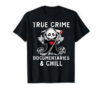 Carino True Crime Documentari E Chill Cold Case Lovers Maglietta