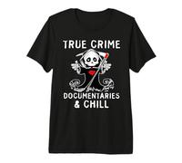 Carino True Crime Documentari E Chill Cold Case Lovers Maglietta Premium