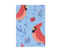 Carino Uccelli del Nord Blu piccole bandiere all'aperto banner per la decorazione esterna 28x40 double sided