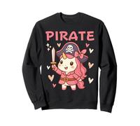 Carino Unicorno Principessa Pirata Hallooween Costume Bambini Ragazze Felpa