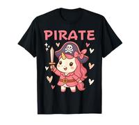 Carino Unicorno Principessa Pirata Hallooween Costume Bambini Ragazze Maglietta