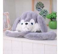 Carino up orecchie Huskie cappello divertente cartone animato animale tappo