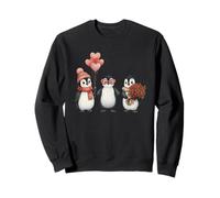 Carino Valentine Penguins Love Kawaii Felpa
