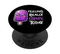 Carino Viola Creamsicle Sensazione Uva Oggi Ice Cream Pun PopSockets PopGrip Adesivo