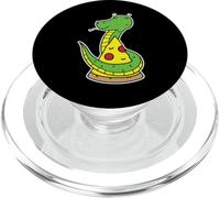 Carino Vipera Con Una Pizza PopSockets PopGrip per MagSafe