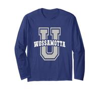 Carino WOSSAMOTTA University Academy Cheerleader Game On Cheer Maglia a Manica