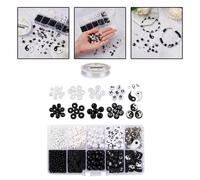 Carino Yin Yang Polymer Clay Beads Bracciale Kit per la creazione di
