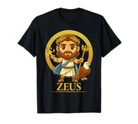 Carino Zeus Grecia Mitologia Greca Dio Chibi Maglietta