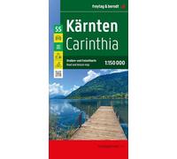 Carinzia 1:150.000: Mit Infos, Top Tips, Innenstadtpläne, Radrouten: OER 055-24