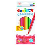 Carioca 40380 Esagono Multicolor, confezione da 12 pezzi