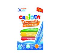 CARIOCA - 42739 - Carioca temperello - colori assortiti - Carioca - astuccio 6 temperelli - 82595 - Conf. da 1 Pz.