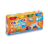 Carioca Baby Do Pack da 8 Paste di Modellare - Super Leggera - Elastica - Modellabile - Ideale per le Prime Esperienze Tattili