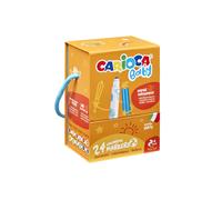 CARIOCA Baby Marker 2+: 24 Pennarelli Super Lavabili Punta Larga Sicuri Anti-Sof