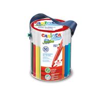 Pennarelli Jumbo - punta 6,0mm - colori assortiti - lavabili - Carioca - barattolo 50 pezzi